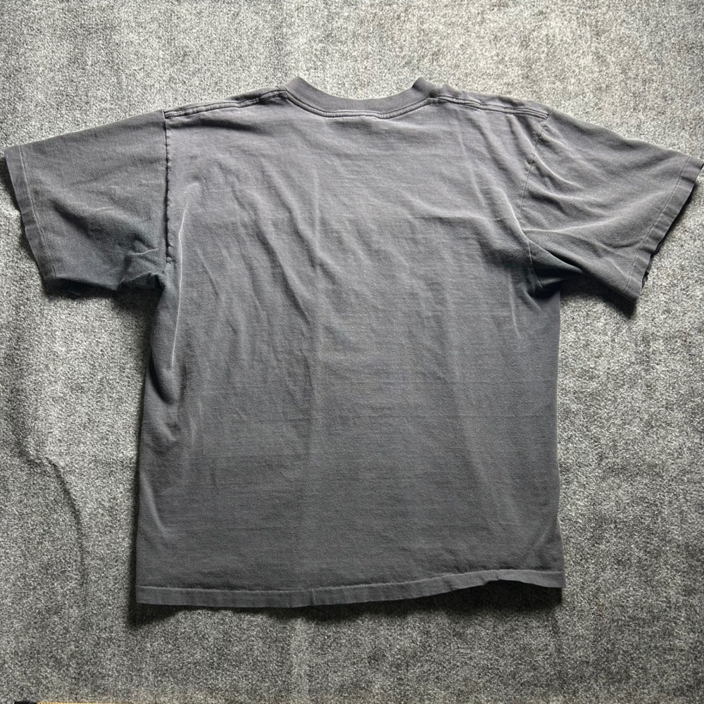 Vintage Nike Air Jordan Jumpman T-Shirt Grey Red 90s Single Stitch Size Medium - Picture 4 of 6